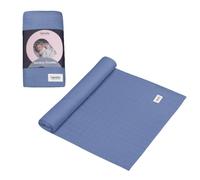 lionelo Bamboo Swaddle Lange pour Bébé 120 x 120 cm (Bleu Denim) | Couverture d’emmaillotage pour bébé, 100 % coton de bambou, douce et thermorégulatrice, dès la naissance, lavable à 30°C