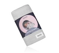 Lionelo Lange pour bébé Bamboo – Coton de bambou 100% naturel 120 x 120 cm Gris