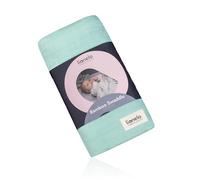 lionelo Bamboo Swaddle Lange pour bébé, Grande Couverture bébé en Coton de Bambou 100% Naturel, Dimensions 120 x 120 cm, agréable au Toucher, Tissu Doux (Menthe)