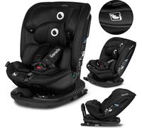 Lionelo Bastiaan RWF i-Size Siège auto enfant 0-36 kg Siège auto enfant ISOFIX 360° - Noir