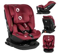 Siège-auto 360° LIONELO Bastiaan RWF i-Size - ISOFIX - 40-150 cm - Groupe 0/1/2/3 - Bordeaux