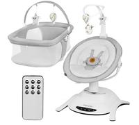 lionelo Transat balancelle électrique Bella Set Grey Concrete