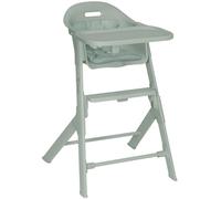 Lionelo Beny Chaise Haute Bébé Stable jusqu’à 15 kg, 6-36 mois avec Tablette Réglable, Repose-Pieds Réglable à une Main, Harnais 3 Points, Insert Lavable en Machine, Sans Recoins (Green)