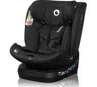 Lionelo Brave i-Size Siège auto pivotant à 360° pour enfants, installation en avant et en arrière, ISOFIX TopTether, protections latérales - Noir