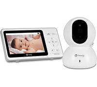 lionelo Care Babyline 8.2 babyphone Video Moniteur, visiophone bébé, caméra et récepteur, Mode Nuit, capteur de température, portée 300m, système d'alarme, caméra bébé rotative, Zoom, visiophone bébé