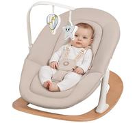 Lionelo Celia Rocker Transat Bébé dès la Naissance, Base en Bois de Hêtre