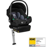Lionelo Coque bébé ASTRID I-SIZE SET, de la naissance à 87 cm, de 1 kg à 16kg, Porteur très stable, Design moderne, Réglage en hauteur - Gris