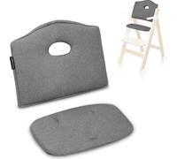 LIONELO Coussin pour chaise haute Floris, matériau super doux, doux pour la peau, facile à nettoyer, trous spéciaux pour ceintures de sécurité
