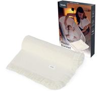 lionelo Couverture en Bambou pour bébé 100 x 70 cm Couverture légère en Bambou, Matelas à Langer, 100% Coton, Naturel, Doux, antibactérien, hypoallergénique (Natural Cream)