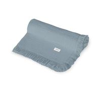lionelo Couverture en Bambou pour bébé 100 x 70 cm Couverture légère en Bambou, Matelas à Langer, 100% Coton, Naturel, Doux, antibactérien (Blue)