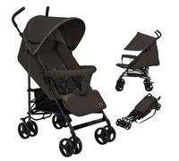 LIONELO Elia poussette canne à 15 kg, réglage du dossier jusqu’à la position couchée, grand panier, système de pliage rapide, moustiquaire