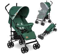 Lionelo Poussette canne Elia – Jusqu'à 15 kg, dossier inclinable, pliage rapide, moustiquaire