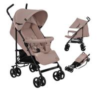 Lionelo Poussette canne Elia – 15 kg, dossier allongé, grand panier, pliage rapide, moustiquaire