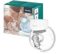 Lionelo Fidi Free Simple Tire-Lait Électrique Portable Mains Libres 180 ml | 2 phases, 9 niveaux, autonomie 180 min, 5 téterelles en silicone 15-24 mm, écran numérique, minuterie, pause, USB-C, sans BPA