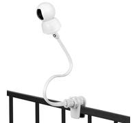 Lionelo FlexiGrip Support Caméra Babyphone Flexible avec Pince Sans Perçage | Pince 5-48 mm, bras flexible 50,5 cm, fixation sur lit, meuble, lampe ou surface plane, compatible Babyline 3.2, View et 8.2