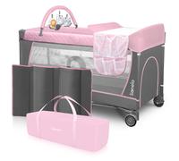 Lionelo Flower 4in1 Lit de voyage bébé - rose