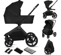 Lionelo Freya Poussette 2en1 (0-4 Ans, 0-22 Kg), Nacelle Pliable et Poussette Bebe, Position Allongée, Suspension et Roues PU, Capote UPF50+, Boucle Magnétique, Ventilation, Accessoires