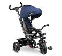 Lionelo Tricycle bébé Haari – évolutif jusqu'à 25 kg, siège réversible, grand panier, porte-gobelet