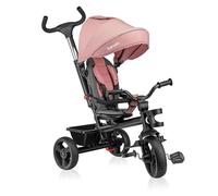 lionelo Haari Tricycle bébé évolutif jusqu'à 25 kg, vélo de Marche vélo pour Les Enfants Plus âgés, siège réversible, Grand Panier Sac, Porte-gobelet, Roue Libre