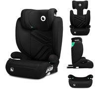 LIONELO HUGO I-SIZE Rehausseur Voiture Enfant Siège Auto Groupe 2 3, de 100 à 150 cm Montage ISOFIX Appui-tête Réglable Memory Foam Protection Latérale Accoudoirs (BLACK CARBON)