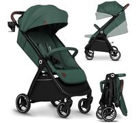 Poussette compacte LIONELO Ingrid - Amortissements - Jusqu'à 22 kg - Légère & pliable - Vert