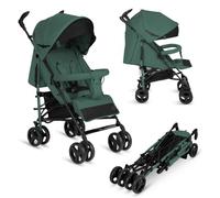 Poussette bébé canne compacte LIONELO Irma - De 6 à 36 mois - Ceinture 5 points de sécurité - Sauge