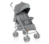 LIONELO Irma poussette canne à 15 kg (0 à 36 mois), légère et compacte, réglage du dossier jusqu’à la position couchée, grand panier système de pliage rapide, moustiquaire, chauffe-pieds