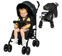 Lionelo Irma poussette pliable petite poussette de voyage avec position allongée noir