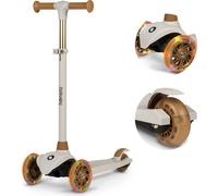 Lionelo JESSY Balance-Roller pour enfants à partir de 3 ans jusqu'à 50 kg - Gris Marron
