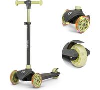 Lionelo JESSY Balance-Roller pour enfants à partir de 3 ans jusqu'à 50 kg - Gris Vert