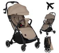 LIONELO Julie One Poussette canne legere Ultra compacte Pliable en un seul geste (0-22 kg), sac de transport, repose-pieds dossier, réglable jusqu'à, moustiquaire