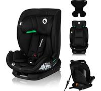 LIONELO LAVENDER I-SIZE Siège Auto Enfants de 76 à 150 cm Conforme à la Norme R129 i-Size, Montage Face à la Route ISOFIX Ceinture TT, Réglage de l'Appui-tête et du Dossier Insert réducteur (Black)