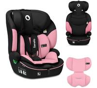 LIONELO Levi i-Size siege auto de 9 à 36 kg, groupe 1 2 3, protection latérale, protection pour la tête, ceintures à 5 points, appui-tête réglable, insert Dri-Seat (NOIR)