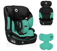 LIONELO Levi i-Size siege auto de 9 à 36 kg, groupe 1 2 3, protection latérale, protection pour la tête, ceintures à 5 points, appui-tête réglable, insert Dri-Seat (NOIR)