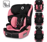 Lionelo Levi One i-Size siège auto, dernière norme de sécurité R129 i-Size, ajustement universel, s'adapte à toutes les voitures - rose