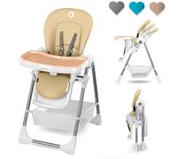 Lionelo Linn Chaise d'enfant Chaise haute Réglable pliable Beige