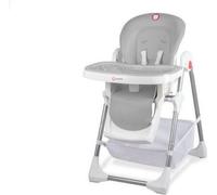 Lionelo Linn Chaise d'enfant Chaise haute Réglable pliable Gris