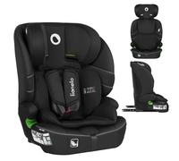 LIONELO LO-BILLY I-SIZE Siège Auto Bébé, 76 à 150 cm De 15 mois à 12 ans environ, Installation ISOFIX ou Ceinture de Voiture, Appui-Tête Réglable, Protection Latérale Norme R129 (Black)
