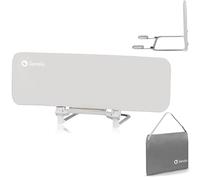 lionelo Lora Barrière de lit Portable pour Enfants, Inclinaison réglable jusqu'à 180°, barrière de lit Pliable pour lit de 45 cm à 105 cm, sécurité StandSafe, Protection Contre Les Chutes (Beige)