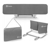 LIONELO Lora XL - Barrière de lit bébé - Pliable, rangement plus facile - Protection anti-chute - 150cm - Gris
