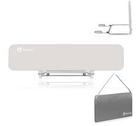Lionelo Barrière de lit Lora XL 45-150 cm, inclinaison 180°, pliable, StandSafe Beige