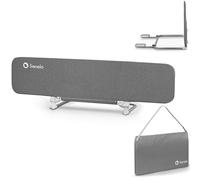 lionelo Lora XL Barrière de Sécurité 45 cm - 150 cm de Lit Enfant Rail de Lit, Réglage de l'inclinaison jusqu'à 180°, Barrière de Protection Bébé Pliable, Verrouillage StandSafe (Grey)