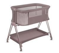 lionelo Luna, lit Bebe indépendant, cododo avec Matelas, co-Sleeping, du Nouveau-né à 9 kg. Hauteur et Inclinaison réglables, 4 Roues avec Blocage, Fixation au lit des Parents, aéré