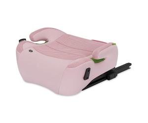 LIONELO LUUK FIX i-Size Rehausseur Voiture ISOFIX sans Dossier, 125-150 cm | 22-36 kg, Mousse EPE et Accoudoirs, Dri-Seat Respirant, Housse Lavable à 30 °C, Porte-Gobelet, Poids Léger de 1,65 kg