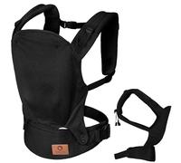 LIONELO Margareet Air Porte-bébé ergonomique pour les bébés de 4 mois à 20 kg, 3 positions de portage, matière respirante, capuche amovible, double sécurité (Black)