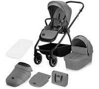 Lionelo MERIL 2-en-1 Poussette Bébé, 0 à 48 Mois jusqu'à 22 kg