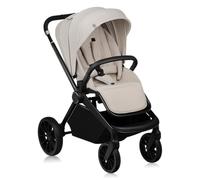 LIONELO MIKA PLUS Poussette Poussette Enfant 6-48 Mois jusqu'à 22 kg, Dossier et Repose-Pieds Réglables, Amortissement, Roues Rotatives PU 360° Cabine Étanche XXL, UPF50+