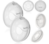 LIONELO Collecteurs de lait MILKY PLUS silicone sans BPA, discret - Lot 2 (2x40 ml) avec étui