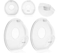 Lionelo Récupérateur de lait Milky Simple – Silicone sans BPA – 2 pièces, discret, réutilisable