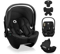 LIONELO MOXIE i-Size Siège Auto pour Bébé 40 à 87 cm, Groupe 0+ Orienté Dos à la Route, Appui-tête Réglable, Protection Latérale i-Size R129 (Black)